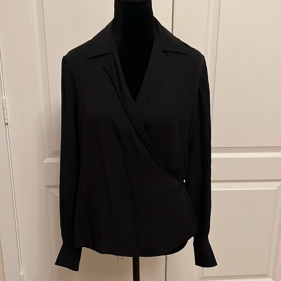 NWT RALPH LAUREN PURPLE LABEL SILK BLOUSE - Picture 3 of 15